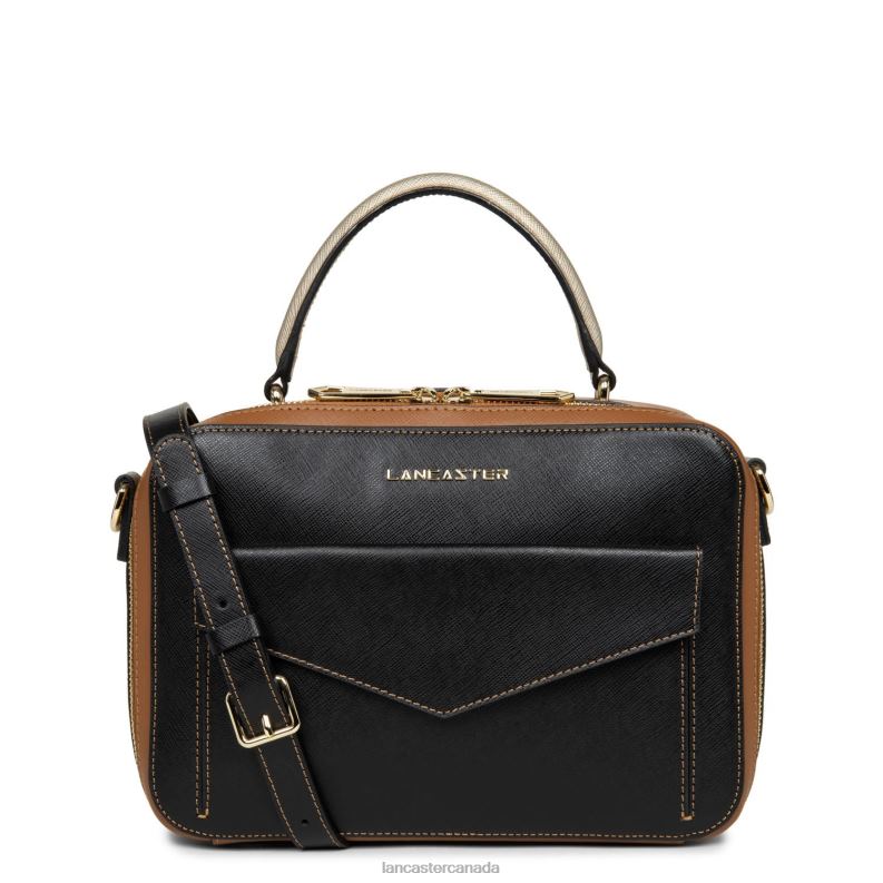 Women Handbag Saffiano Signature 4J6H3457 Bag Noir-Camel-Champagne Lancaster Paris