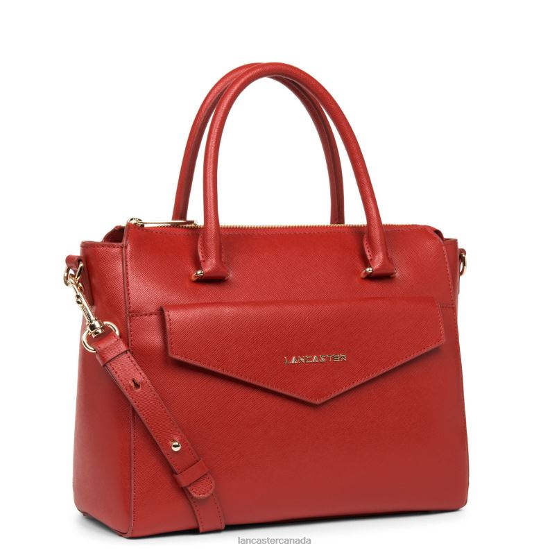 Women Handbag Saffiano Signature 4J6H3459 Bag Rouge Lancaster Paris