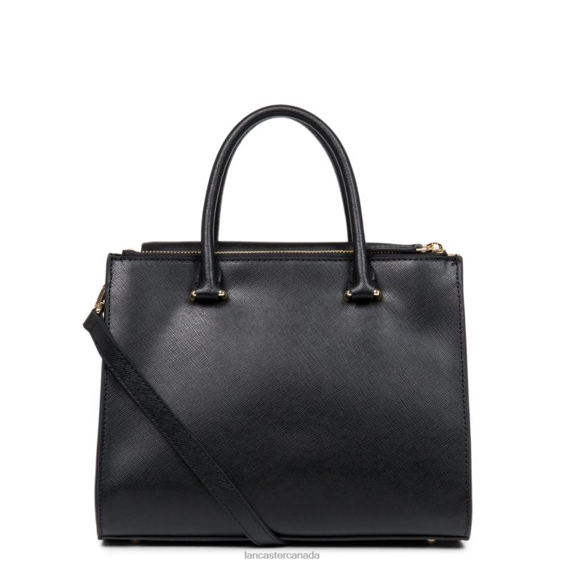 Women Handbag Saffiano Signature New 4J6H3177 Bag Noir Lancaster Paris