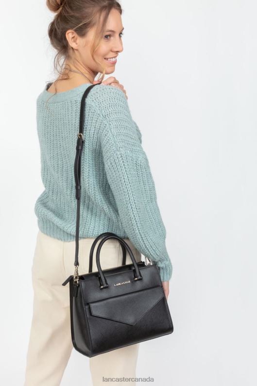 Women Handbag Saffiano Signature New 4J6H3177 Bag Noir Lancaster Paris