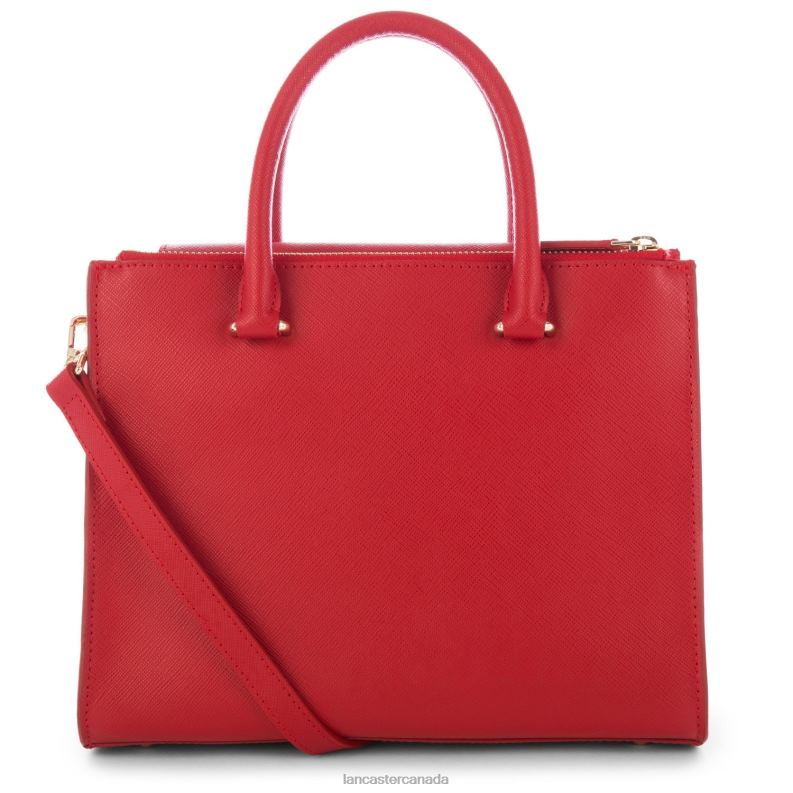 Women Handbag Saffiano Signature New 4J6H3178 Bag Rouge Lancaster Paris