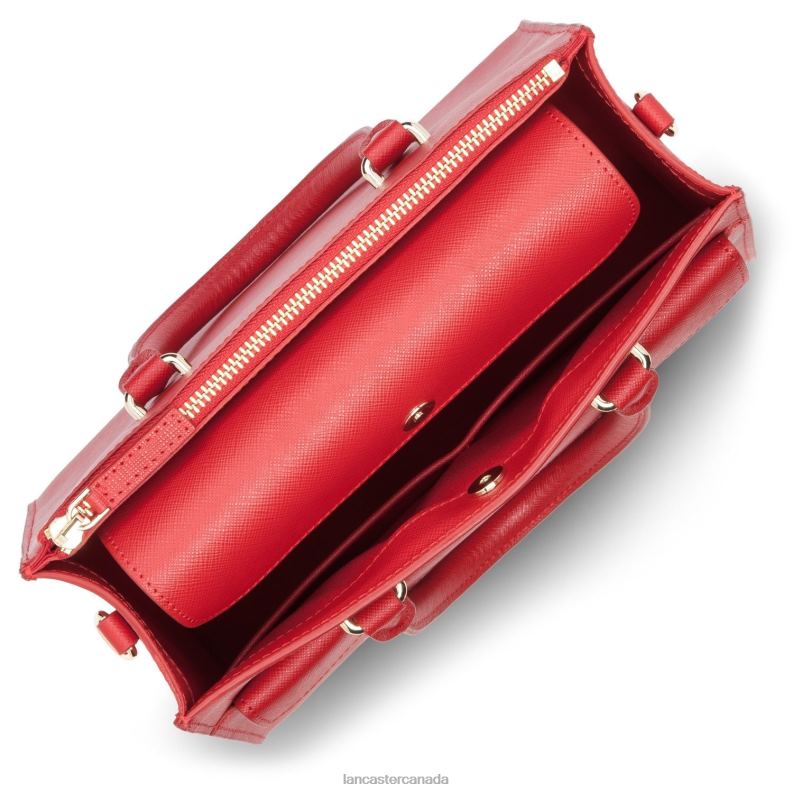 Women Handbag Saffiano Signature New 4J6H3178 Bag Rouge Lancaster Paris
