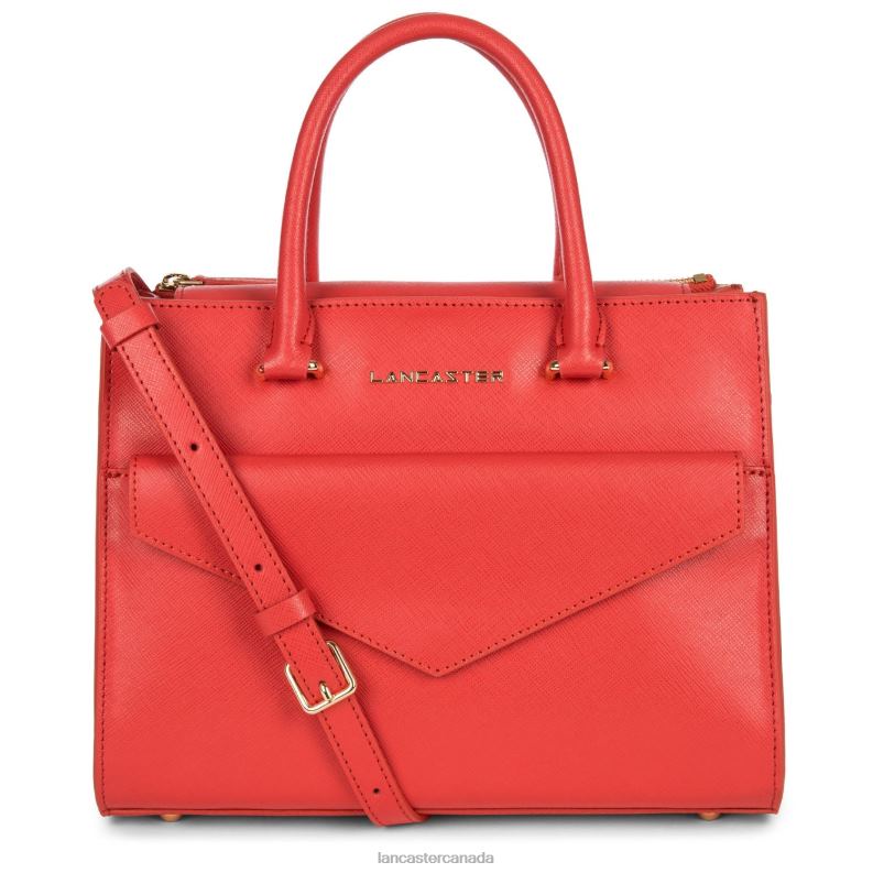 Women Handbag Saffiano Signature New 4J6H3182 Bag Pasteque Lancaster Paris