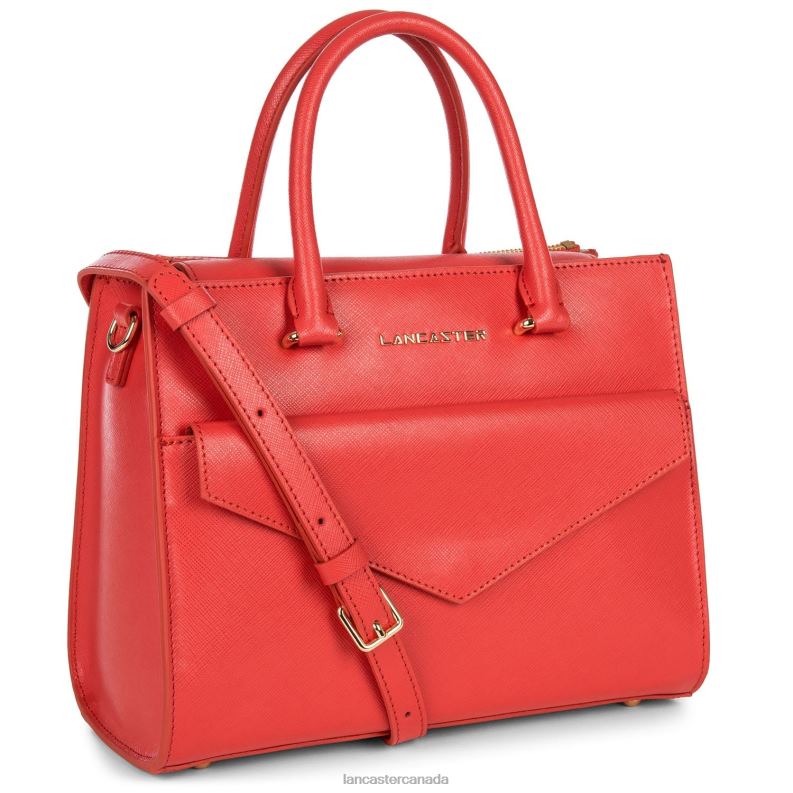 Women Handbag Saffiano Signature New 4J6H3182 Bag Pasteque Lancaster Paris