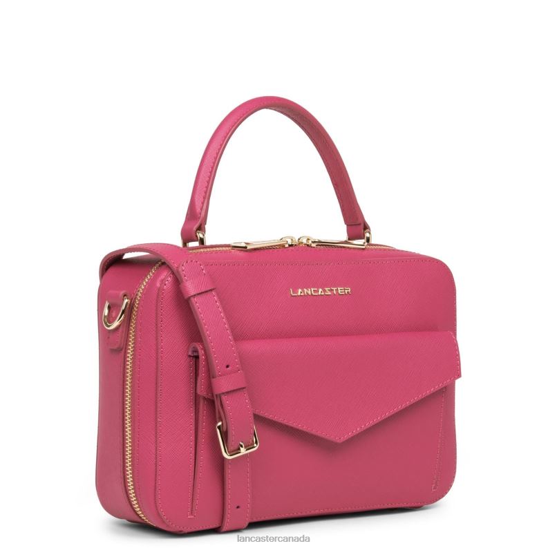 Women Handbag Saffiano Signature New 4J6H3446 Bag Fuxia Lancaster Paris