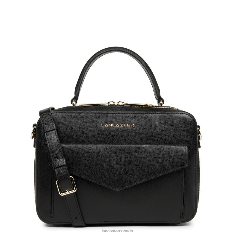 Women Handbag Saffiano Signature New 4J6H3448 Bag Noir Lancaster Paris