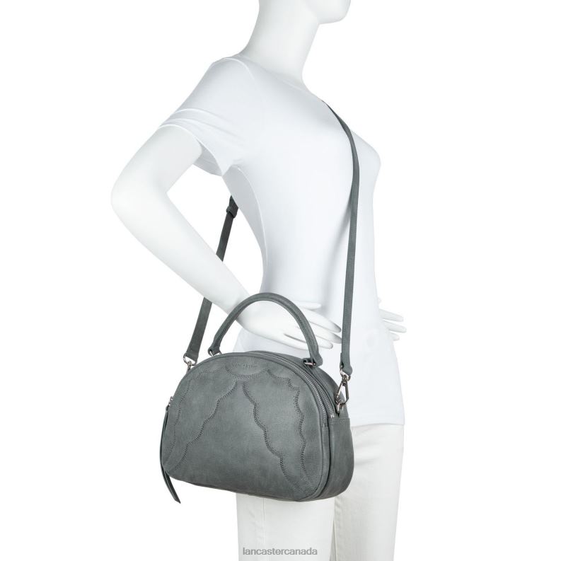 Women Handbag Santa Fe 4J6H3393 Bag Gris Lancaster Paris