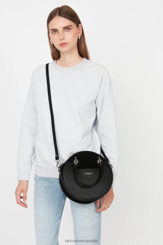Women Handbag Smooth Lune 4J6H3507 Bag Noir Lancaster Paris