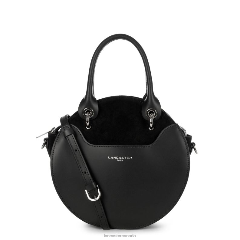 Women Handbag Smooth Lune 4J6H3507 Bag Noir Lancaster Paris