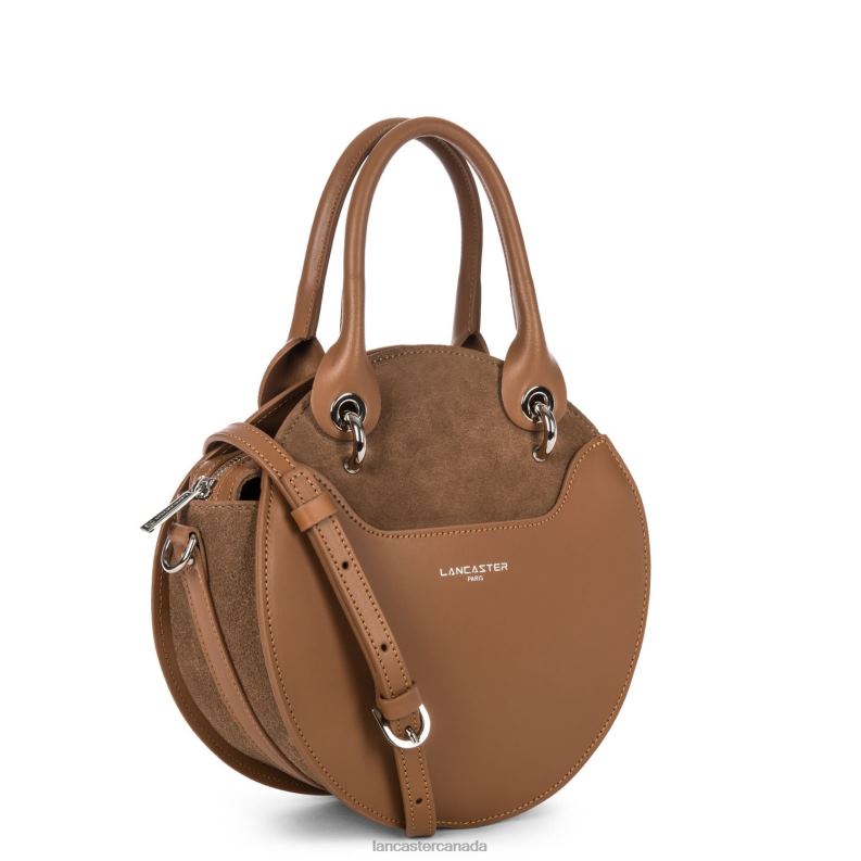 Women Handbag Smooth Lune 4J6H3508 Bag Camel Lancaster Paris