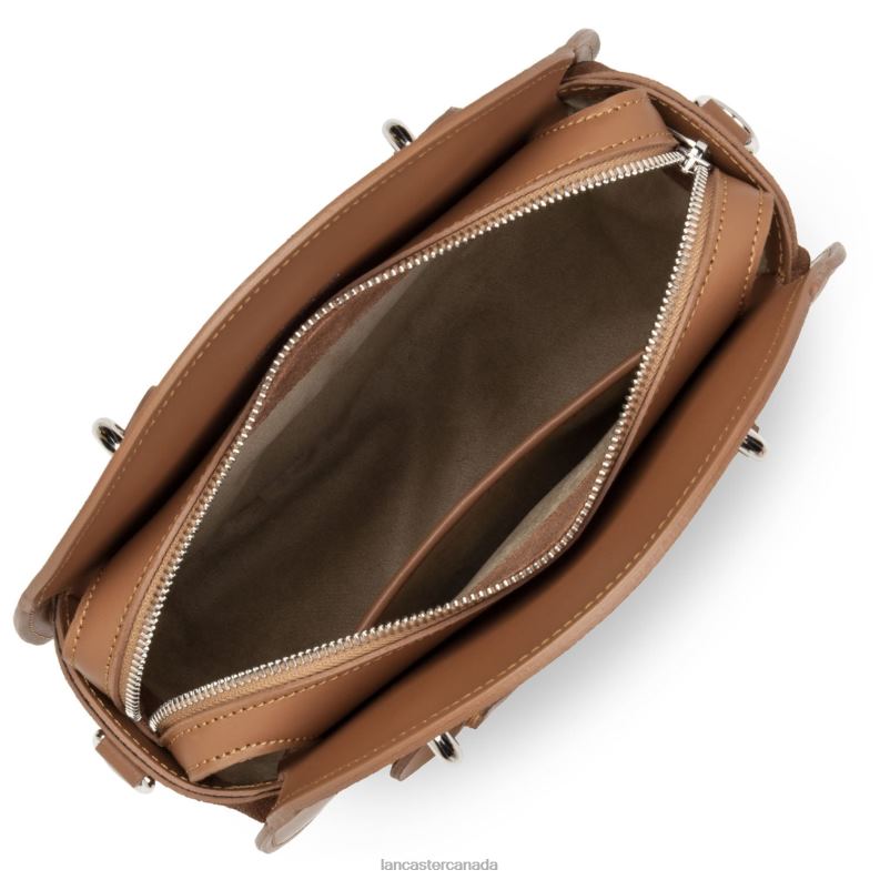 Women Handbag Smooth Lune 4J6H3508 Bag Camel Lancaster Paris