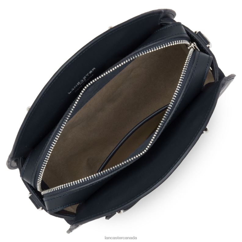 Women Handbag Smooth Lune 4J6H3509 Bag Bleu Fonce Lancaster Paris