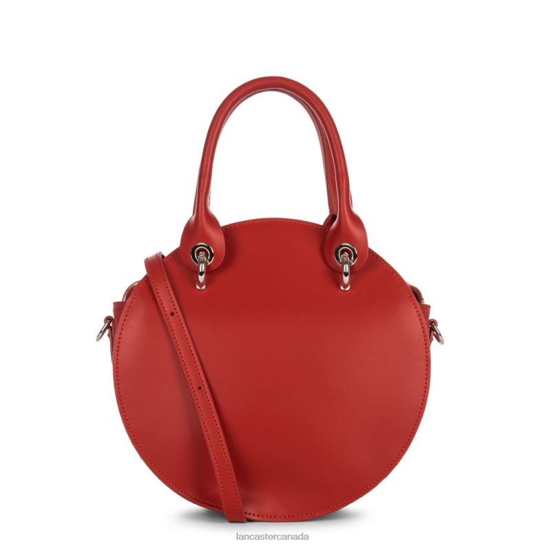 Women Handbag Smooth Lune 4J6H3510 Bag Rouge Lancaster Paris
