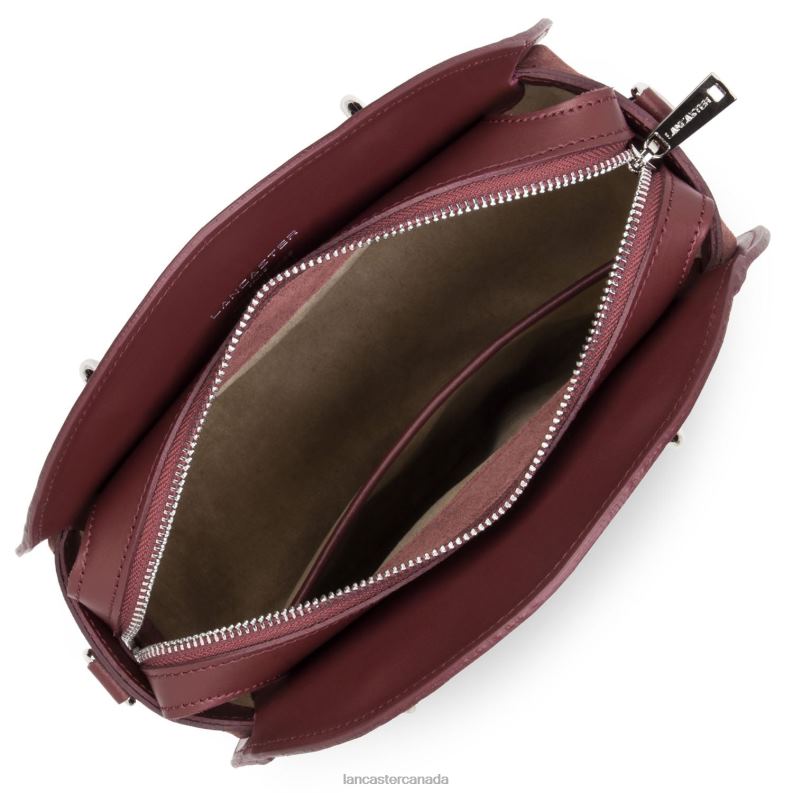 Women Handbag Smooth Lune 4J6H3512 Bag Betterave Lancaster Paris