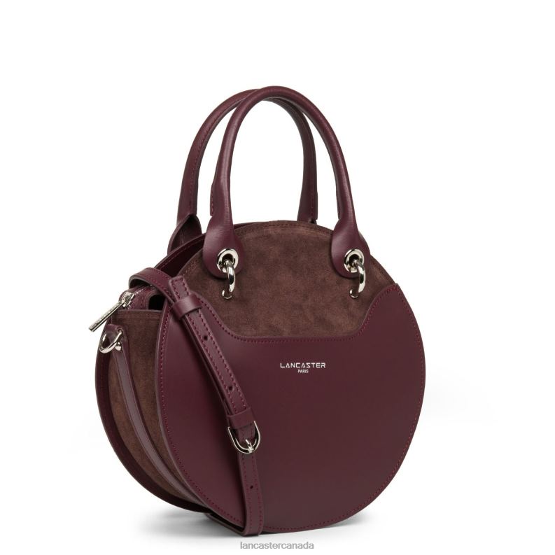 Women Handbag Smooth Lune 4J6H3517 Bag Pourpre Lancaster Paris