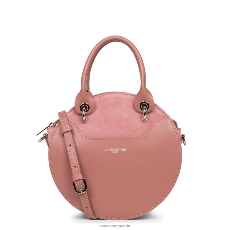 Women Handbag Smooth Lune 4J6H3518 Bag Rose Cendre Lancaster Paris