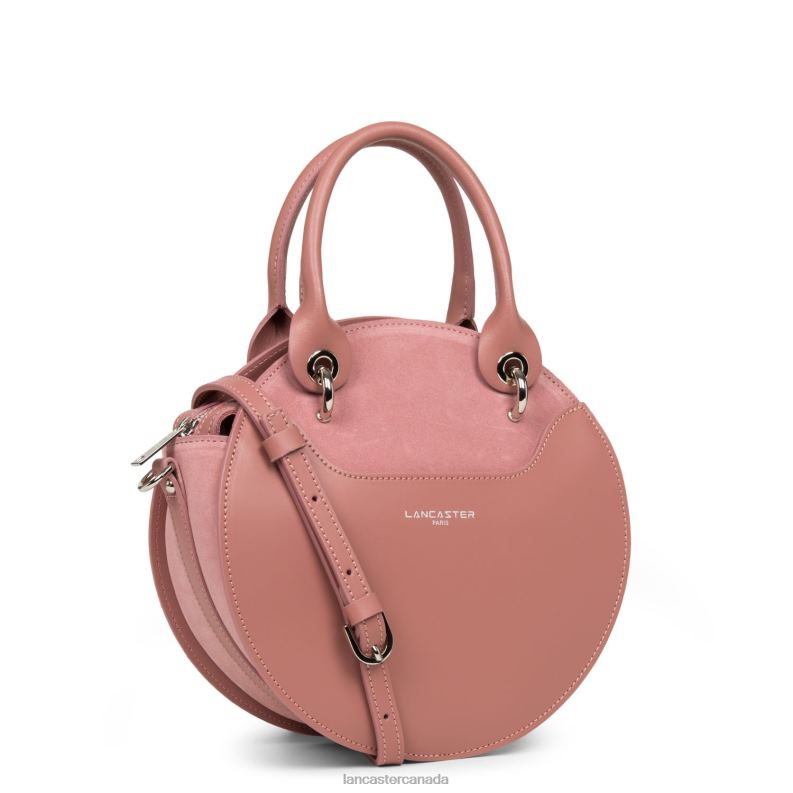 Women Handbag Smooth Lune 4J6H3518 Bag Rose Cendre Lancaster Paris
