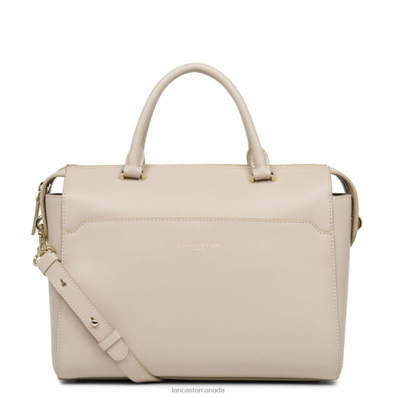 Women Handbag Smooth Or Lightweight 4J6H3075 Bag Galet Rose Lancaster Paris
