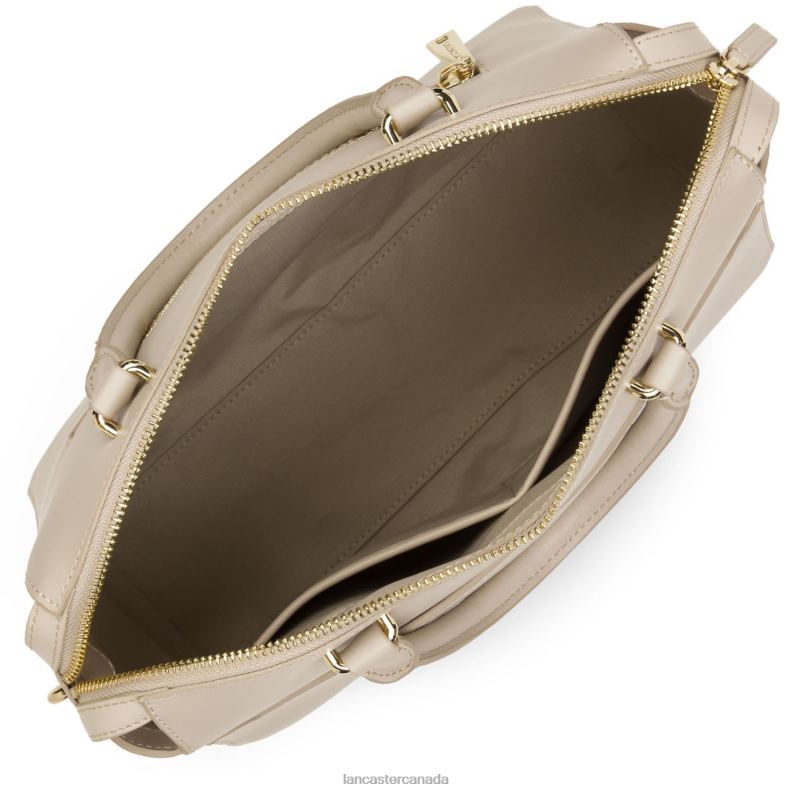 Women Handbag Smooth Or Lightweight 4J6H3075 Bag Galet Rose Lancaster Paris