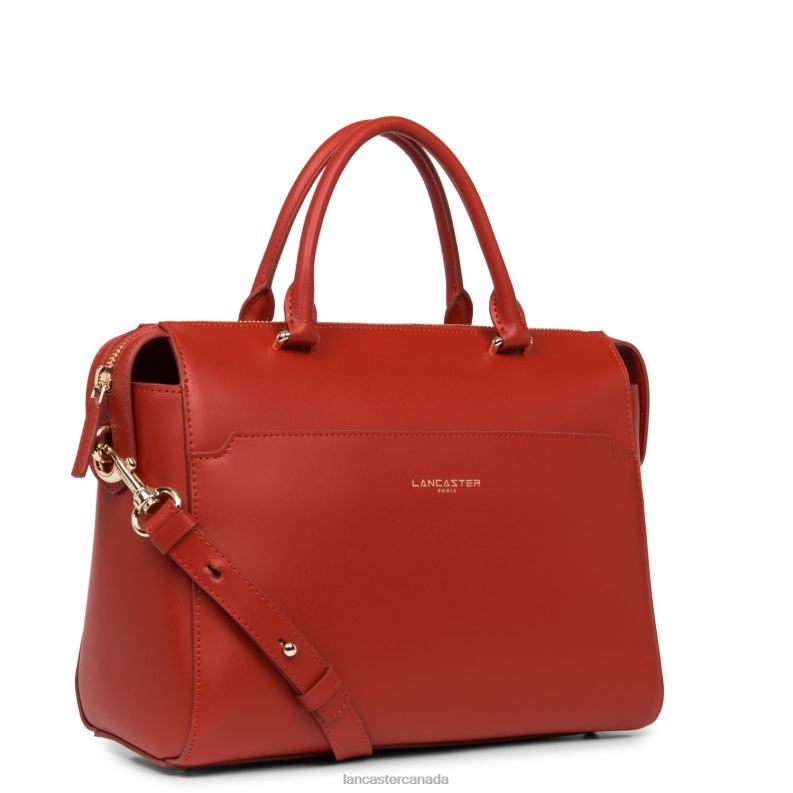 Women Handbag Smooth Or Lightweight 4J6H3077 Bag Rouge Lancaster Paris