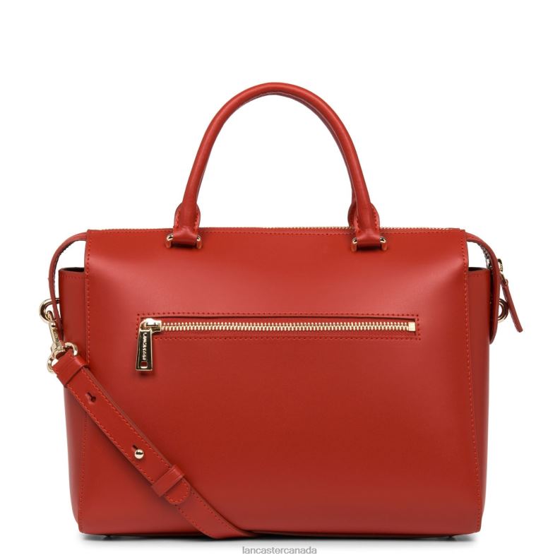 Women Handbag Smooth Or Lightweight 4J6H3077 Bag Rouge Lancaster Paris