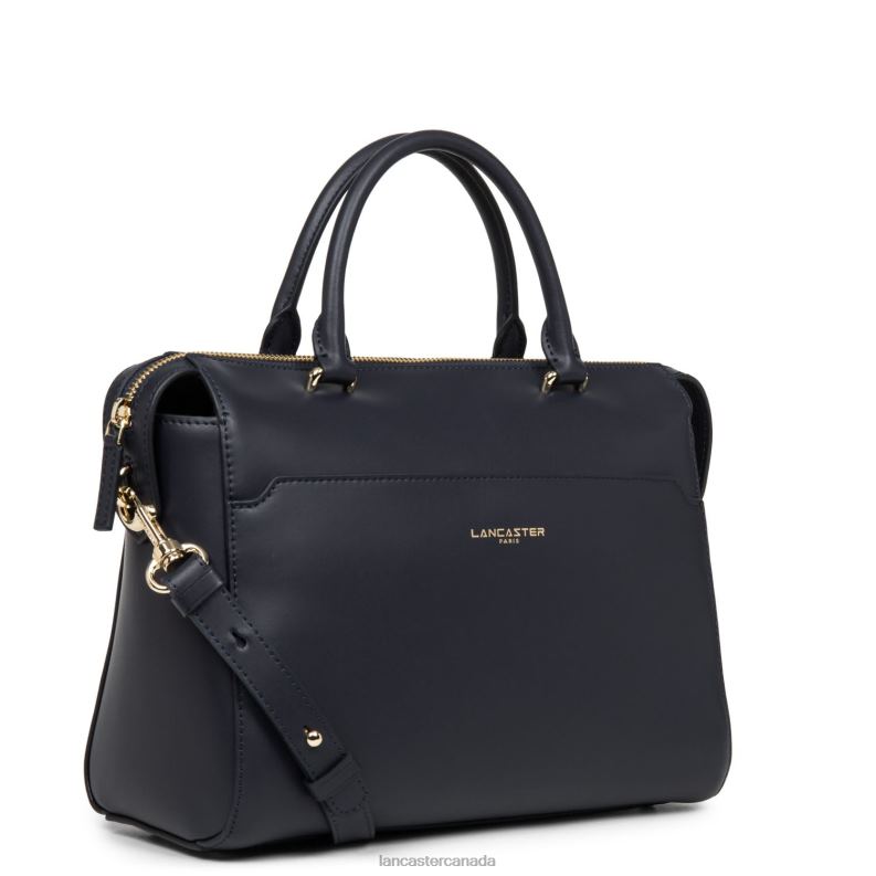 Women Handbag Smooth Or Lightweight 4J6H3078 Bag Bleu Fonce Lancaster Paris