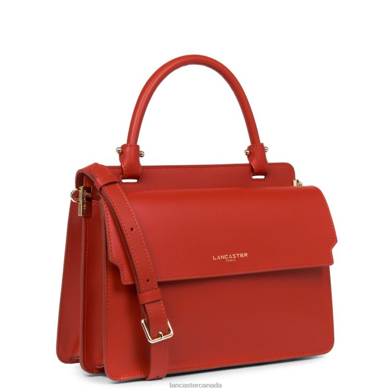 Women Handbag Smooth Or Lightweight 4J6H3708 Bag Rouge Lancaster Paris
