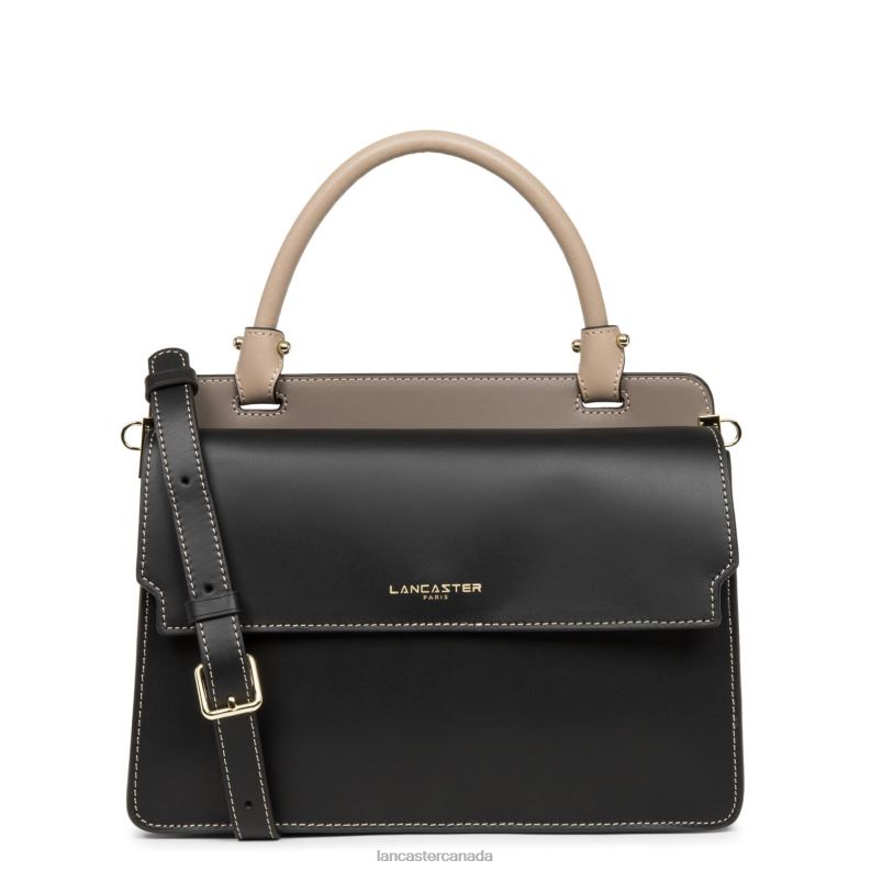 Women Handbag Smooth Or Lightweight 4J6H3713 Bag Noir-Taupe-Nude Fonce Lancaster Paris