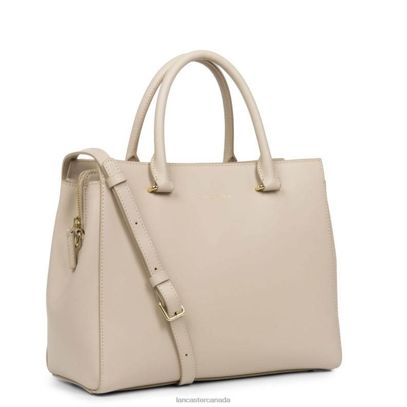 Women Handbag Smooth Or New 4J6H3097 Bag Galet Rose Lancaster Paris