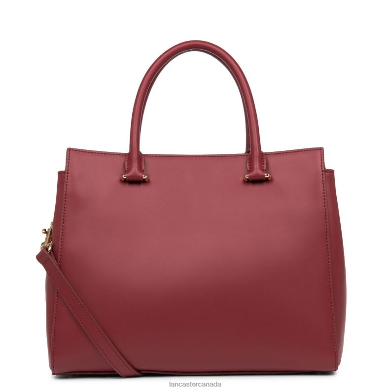 Women Handbag Smooth Or New 4J6H3098 Bag Betterave Lancaster Paris