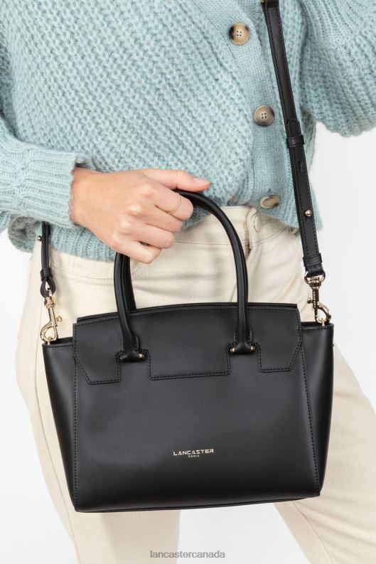 Women Handbag Smooth Or New 4J6H3540 Bag Noir Lancaster Paris