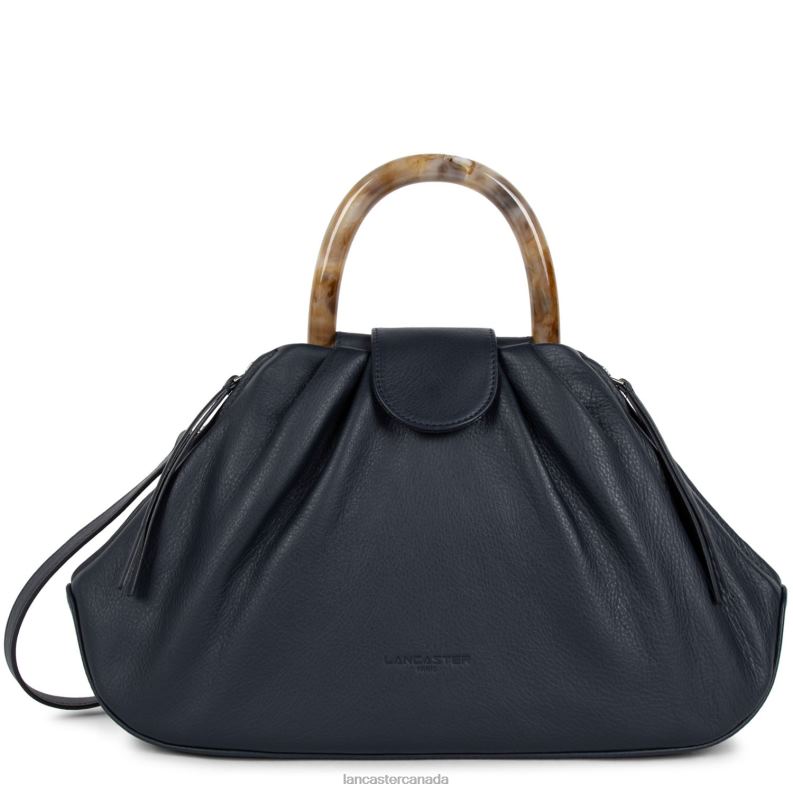 Women Handbag Soft Marble 4J6H3688 Bag Bleu Fonce Lancaster Paris