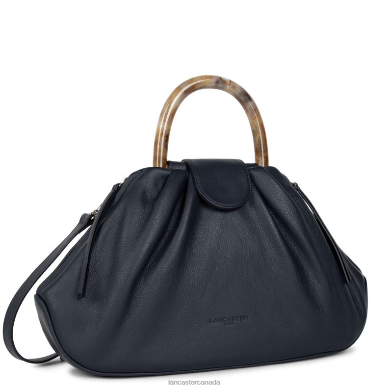 Women Handbag Soft Marble 4J6H3688 Bag Bleu Fonce Lancaster Paris