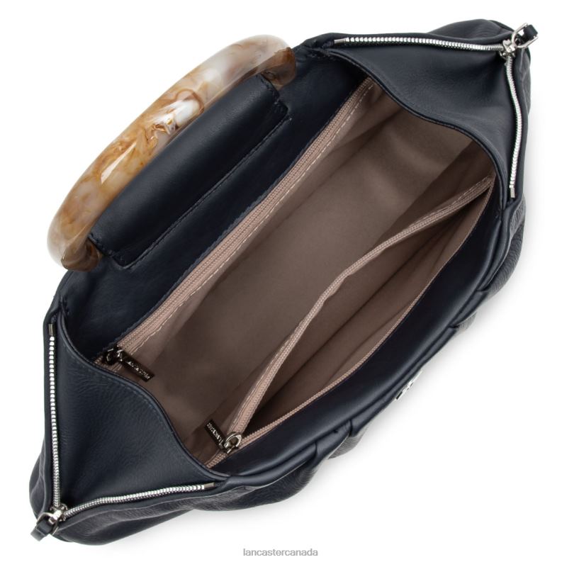 Women Handbag Soft Marble 4J6H3688 Bag Bleu Fonce Lancaster Paris
