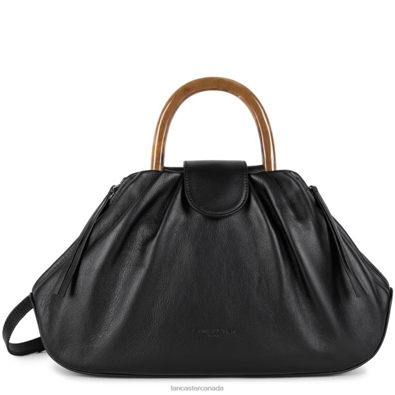 Women Handbag Soft Marble 4J6H3689 Bag Noir Lancaster Paris