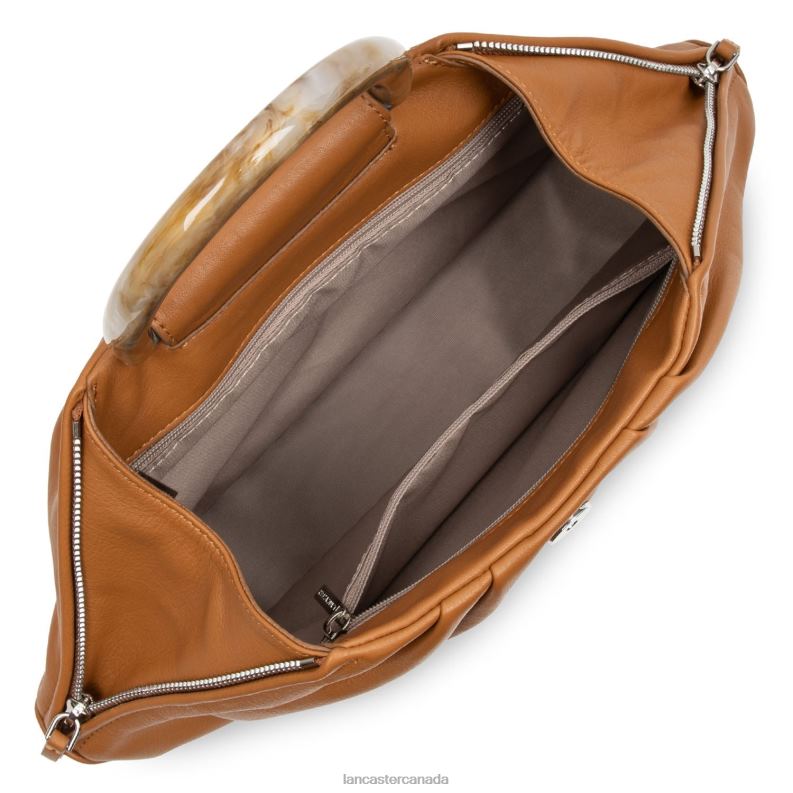 Women Handbag Soft Marble 4J6H3690 Bag Camel Lancaster Paris