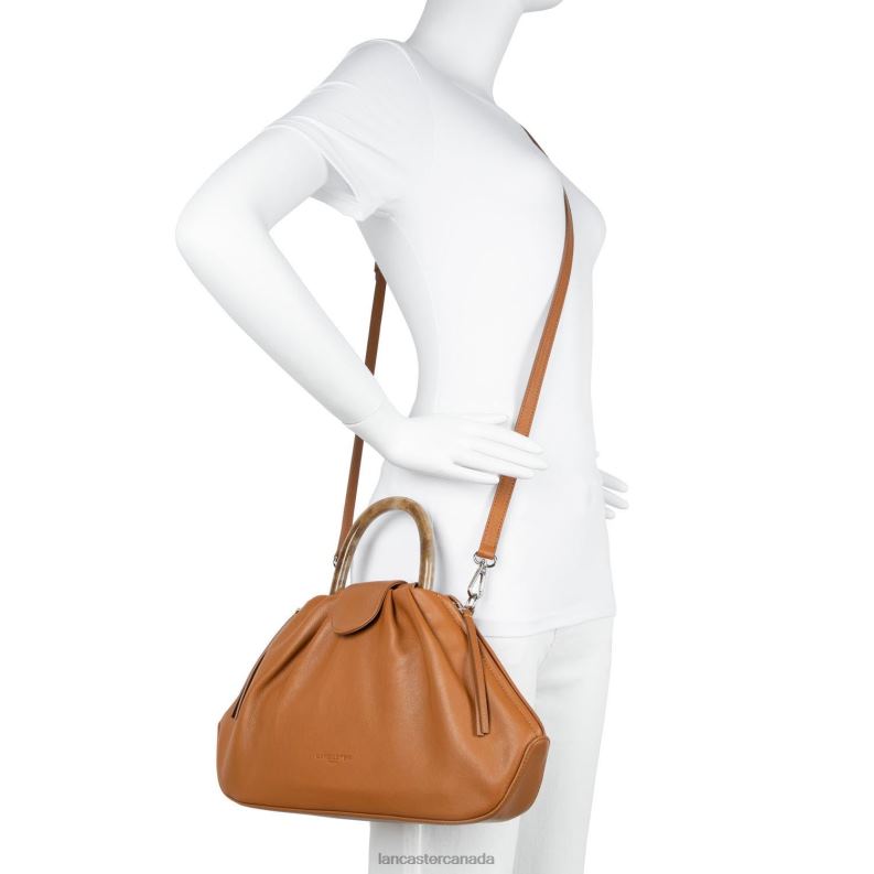 Women Handbag Soft Marble 4J6H3691 Bag Rouge Lancaster Paris