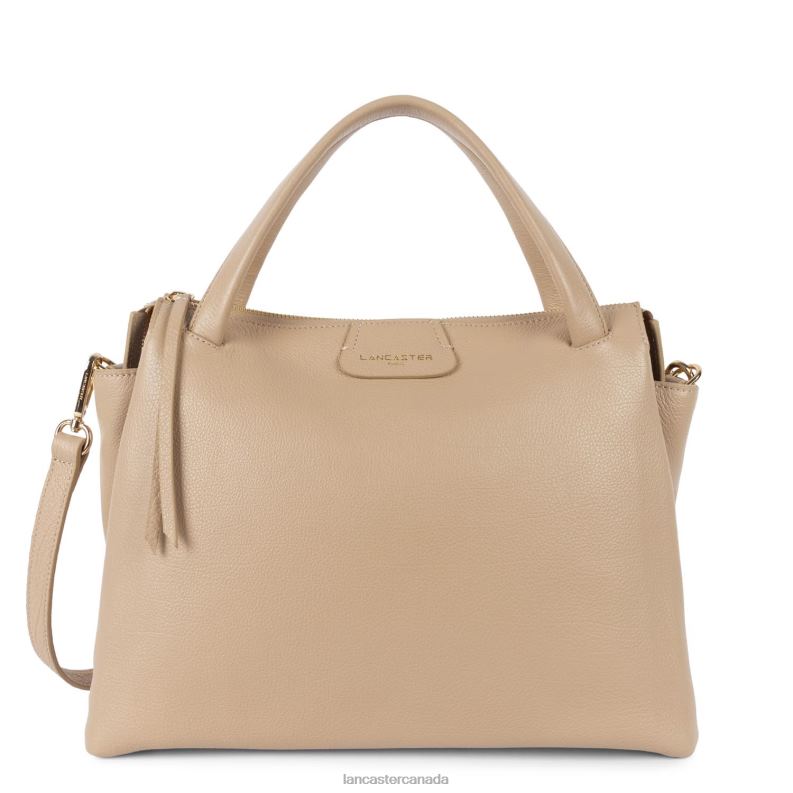 Women Large Handbag Dune 4J6H2608 Bag Beige Fonce Lancaster Paris
