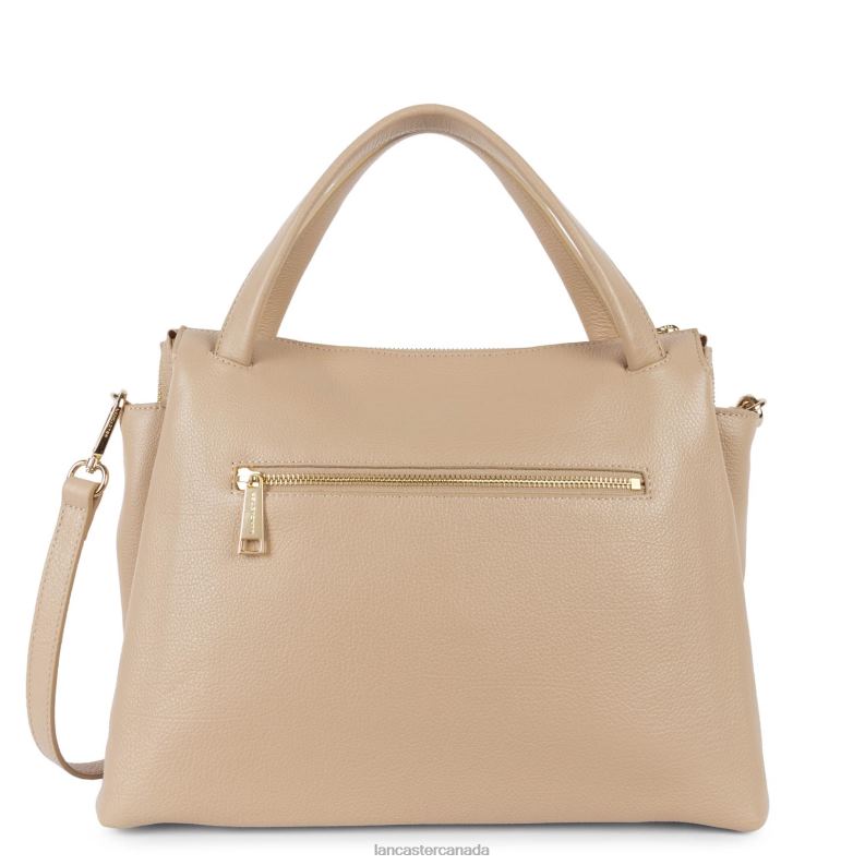 Women Large Handbag Dune 4J6H2608 Bag Beige Fonce Lancaster Paris