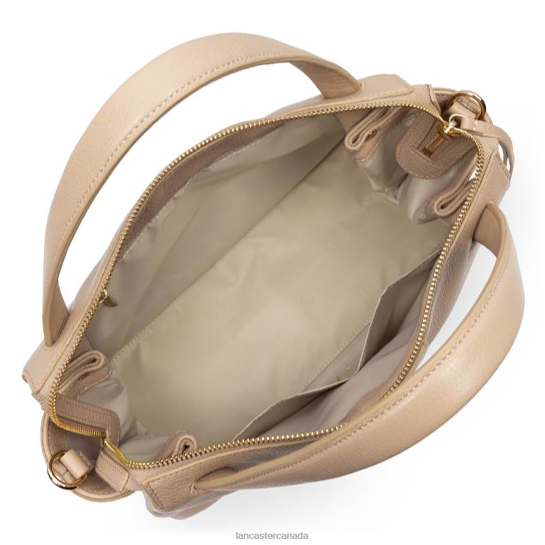 Women Large Handbag Dune 4J6H2608 Bag Beige Fonce Lancaster Paris