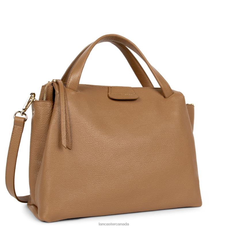 Women Large Handbag Dune 4J6H2609 Bag Camel Lancaster Paris