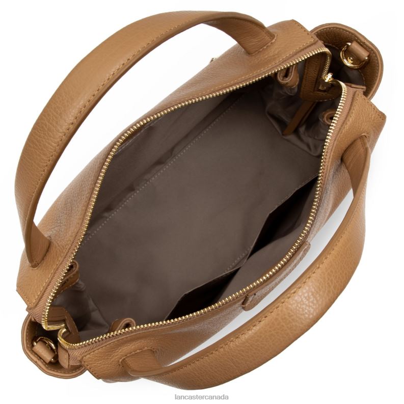 Women Large Handbag Dune 4J6H2609 Bag Camel Lancaster Paris