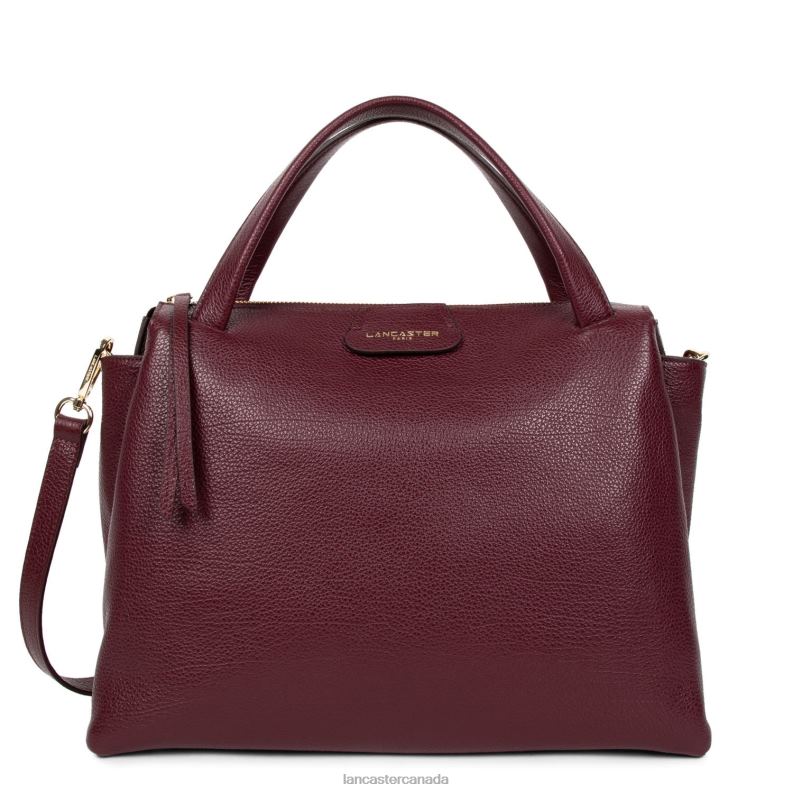 Women Large Handbag Dune 4J6H2612 Bag Pourpre Lancaster Paris