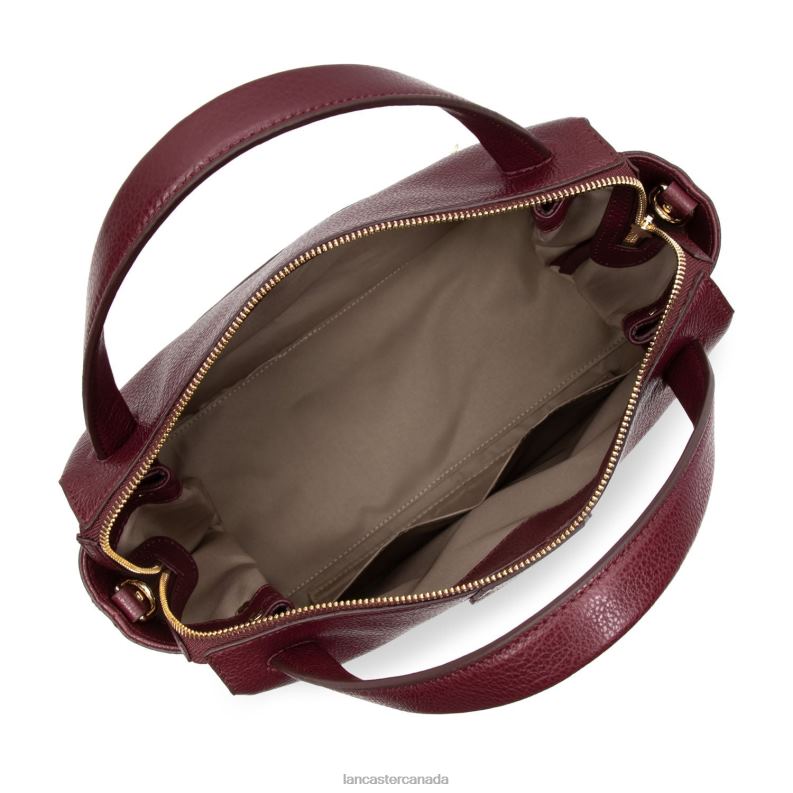 Women Large Handbag Dune 4J6H2612 Bag Pourpre Lancaster Paris