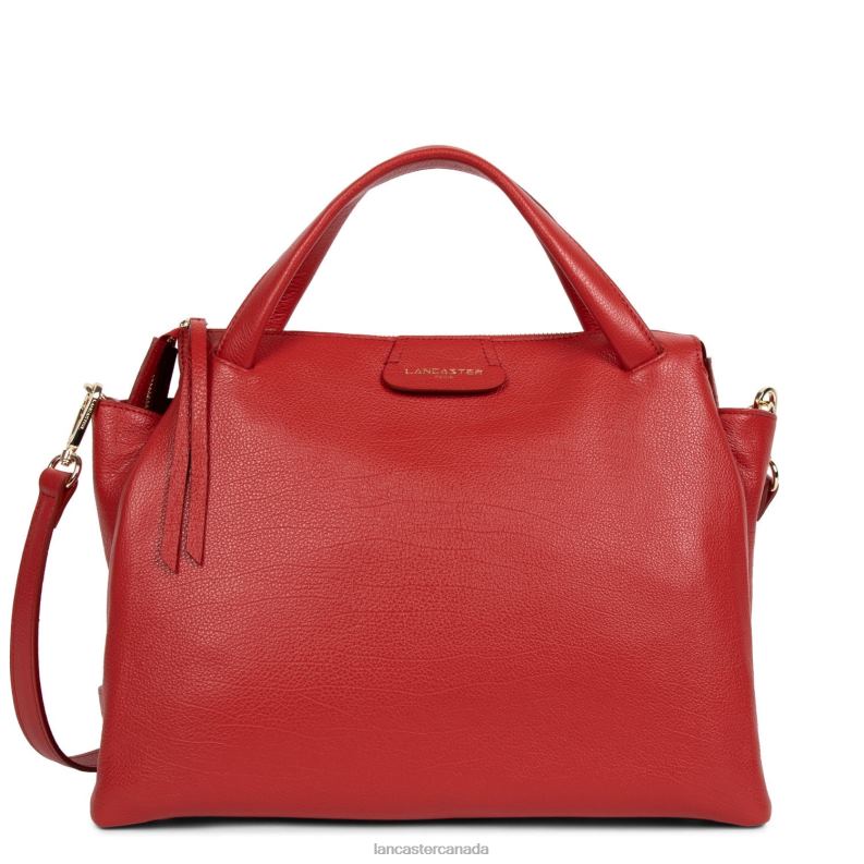 Women Large Handbag Dune 4J6H2613 Bag Rouge Lancaster Paris