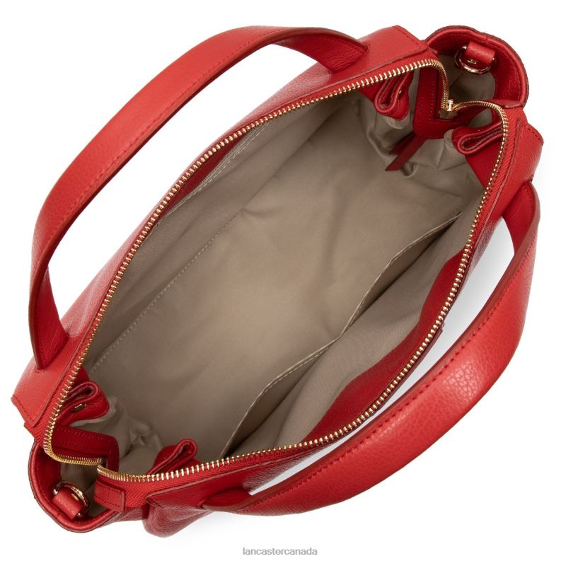 Women Large Handbag Dune 4J6H2613 Bag Rouge Lancaster Paris