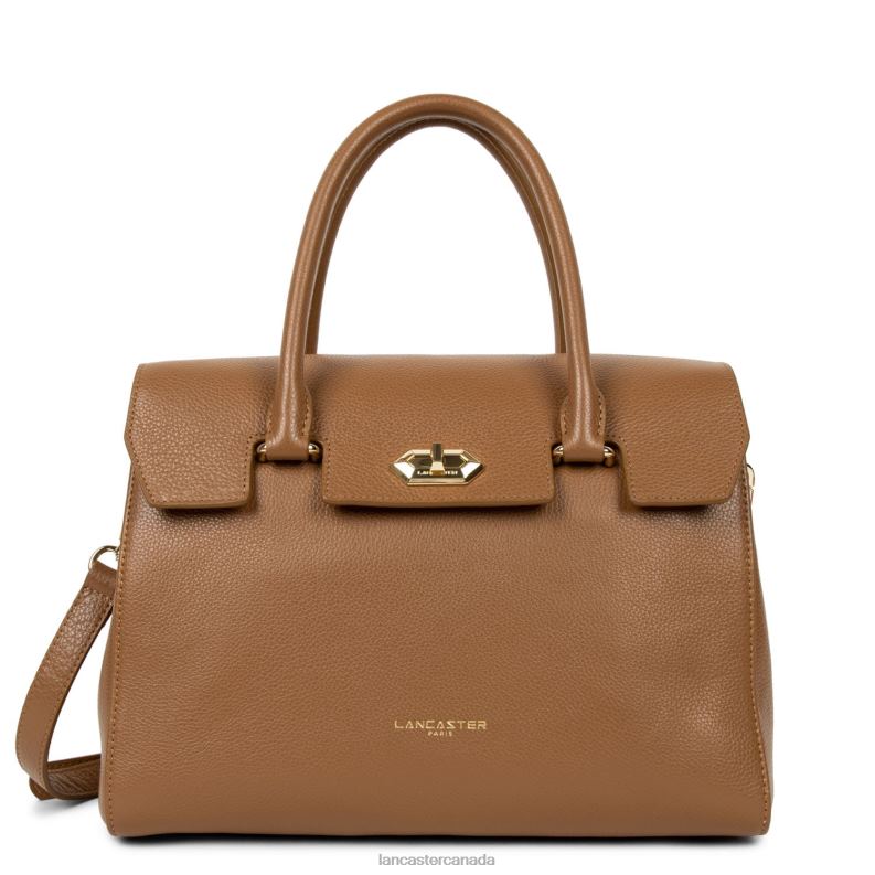 Women Large Handbag Foulonne Milano 4J6H353 Bag Camel Lancaster Paris