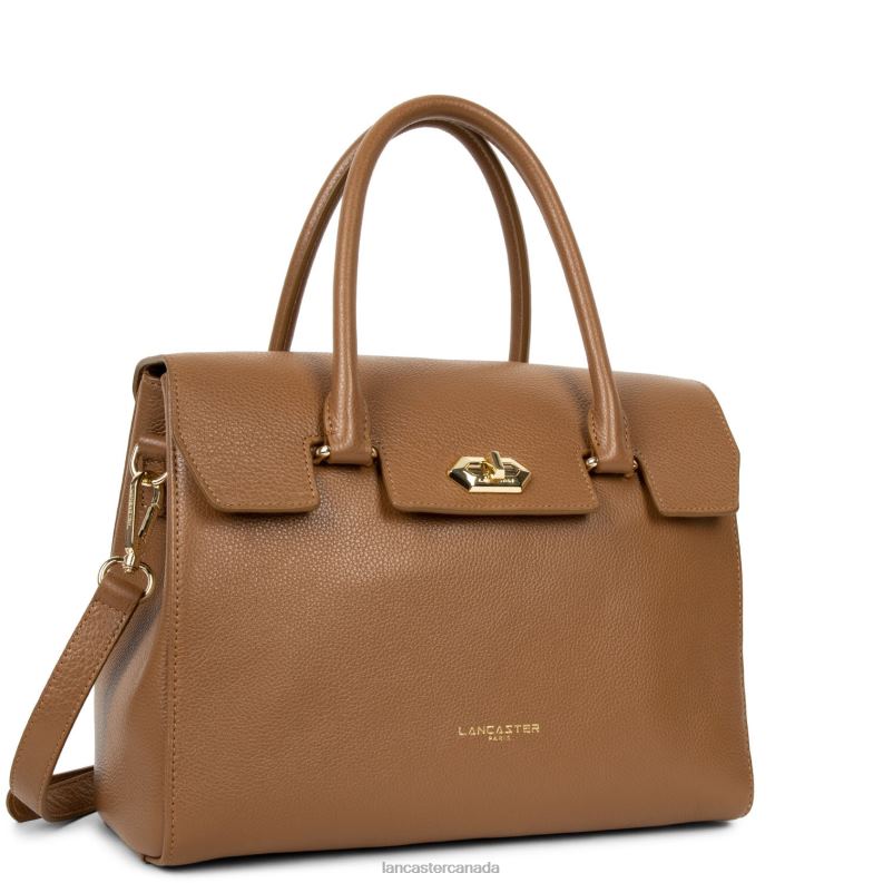 Women Large Handbag Foulonne Milano 4J6H353 Bag Camel Lancaster Paris