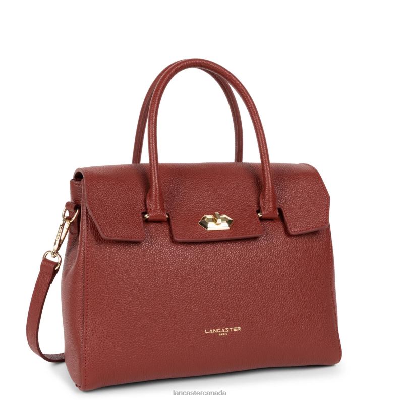 Women Large Handbag Foulonne Milano 4J6H357 Bag Carmin Lancaster Paris