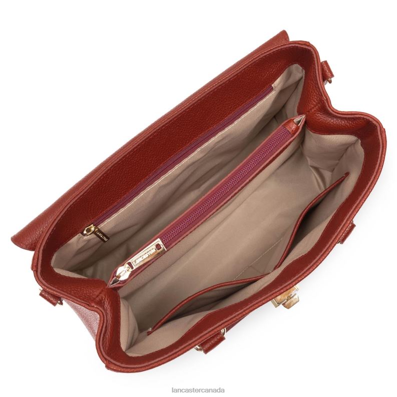 Women Large Handbag Foulonne Milano 4J6H357 Bag Carmin Lancaster Paris